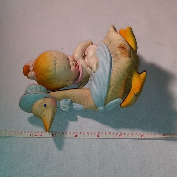 Vintage Rubber Mother Goose & Baby Squeaky Toy - Picture 10 of 10